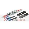 10pcs Metal MINI Works John COOPER Grill Badges 135x25mm(China (Mainland))