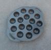 Pancake Pan Cast Iron Barbecue Griddle Grill Camping Cooking Plate