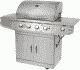Brinkmann 4 Burner Stainless Steel Gas Grill