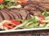 Title Smoked Brisket on a Kamado Style Charcoal Grill