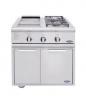 DCS Liberty 30 Inch Propane Grill with Double Side Burner Griddle Unit