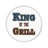 König der Grill GRILLEN, die Slogan kochen Aufkleber