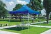 Outdoor steel folding grill gazebo