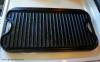 Cast iron griddle grill gives outdoor results on your stovetop
