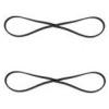 Nostrill Front Grill Seals Pair Karmann Ghia 1960-1974