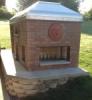 Pizza oven with fireplace and smoker
