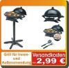 BBQ Grill Indoor/Outdoor DOMO DO9048BQ 2000W Elektrogrill Tischgrill schwarz NEU