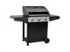 Grill Zone 3-Burner LP Gas Grill, Black Stainless-Steel, 36,000 BTU