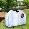 Chicago Cubs White Pinstripe Jersey BBQ Grill Cover
