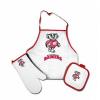 NCAA Wisconsin Badgers Tailgate Kitchen Grill Combo Set