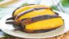 Banane grillen Obst auf dem Grill