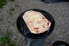 Pizza auf dem Cadac Grill