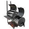 Smoker Texas Bbq Pit Grill Wood charcoal Fire Steel