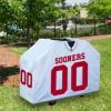 Oklahoma Sooners White Jersey BBQ Grill Cover